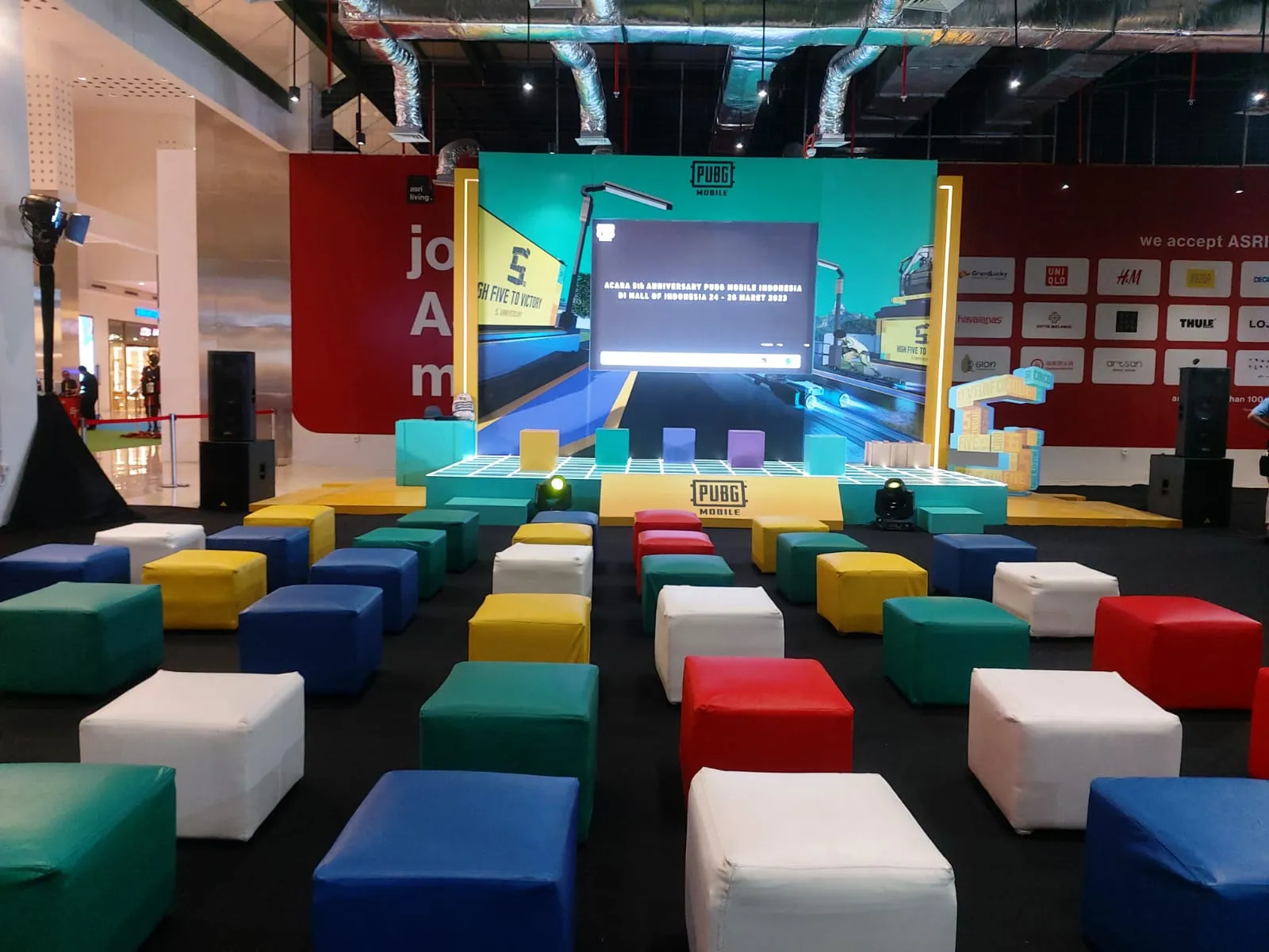 Vendor backdrop dan booth custom ArsenEO untuk product launch Jakarta yang rapi