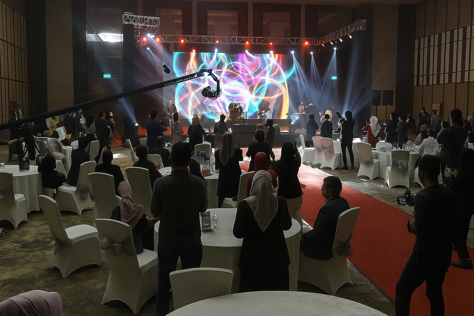 Lighting event perusahaan untuk seminar dan gathering kantor